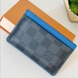 SOLD Authentic Louis Vuitton Damier Graphite Blue Cardholder